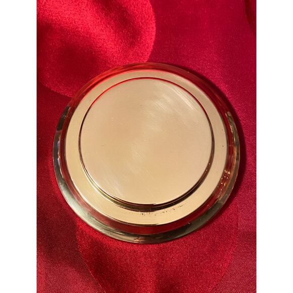 Vintage Pair of .75 in Crystal Bells with Gold Bow Decor Under Glass Cloche EUC - Picture 11 of 16